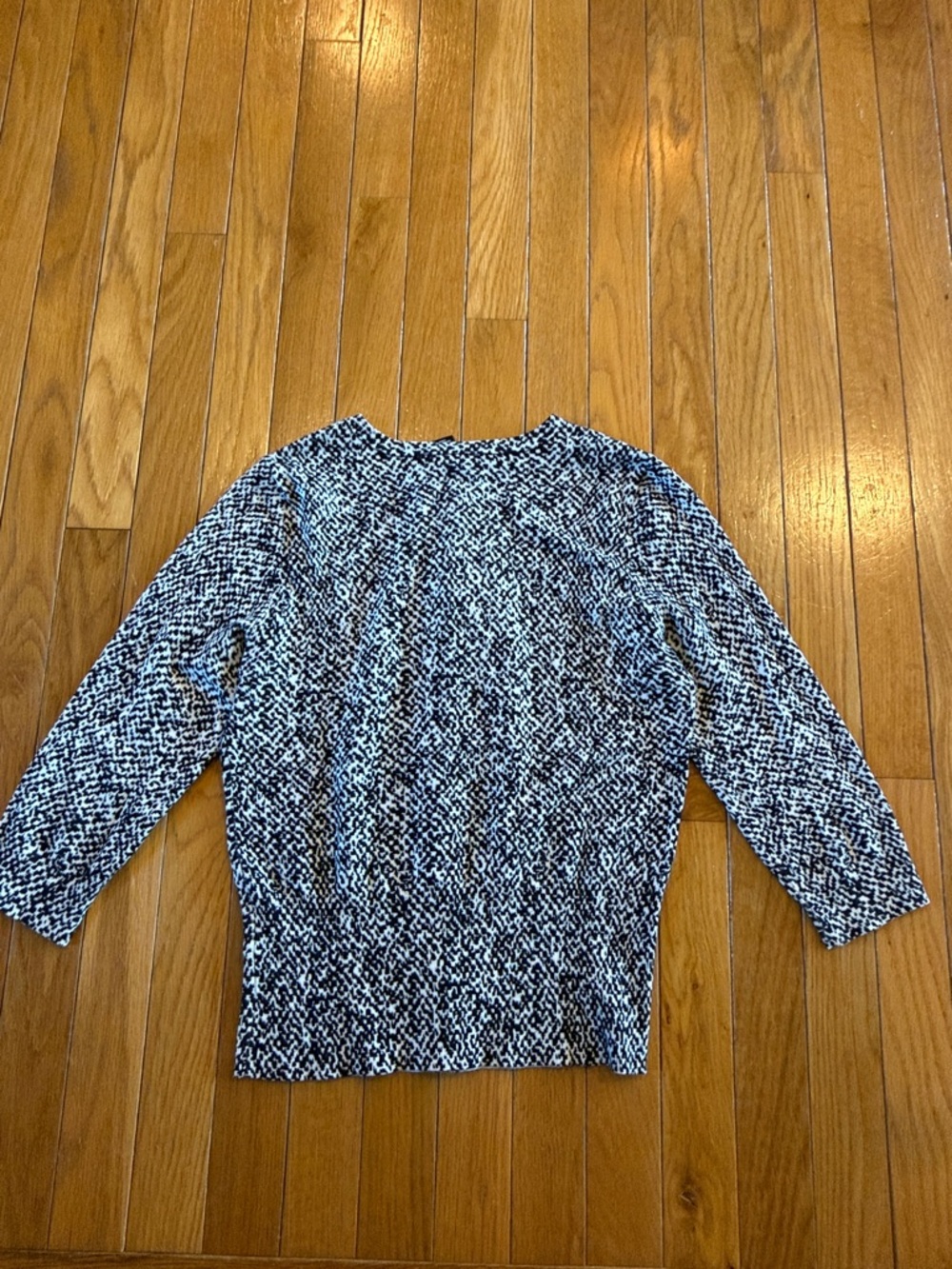 White House Black Market Button Front Cardigan Sweater Size Small 3/4 Sleeve - Picture 6 of 6